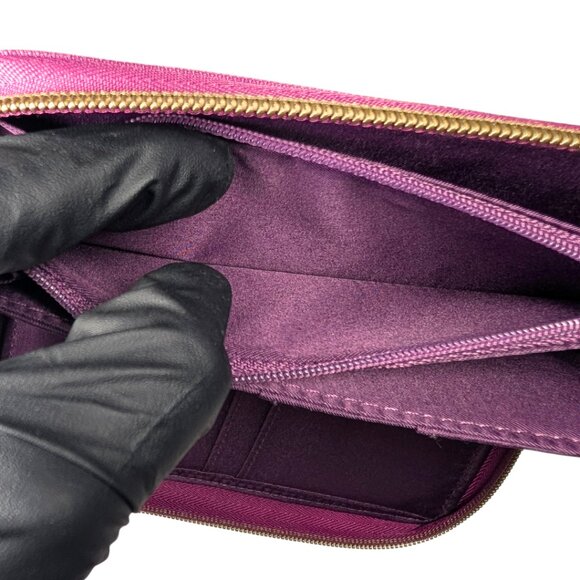 Travelon Purple Pleated Nylon Zippy RFID Travel Wallet Wristlet - Picture 8 of 8